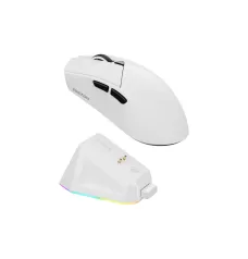 EWEADN GS01 Pro Wireless Gaming Mouse With Charging Dock White